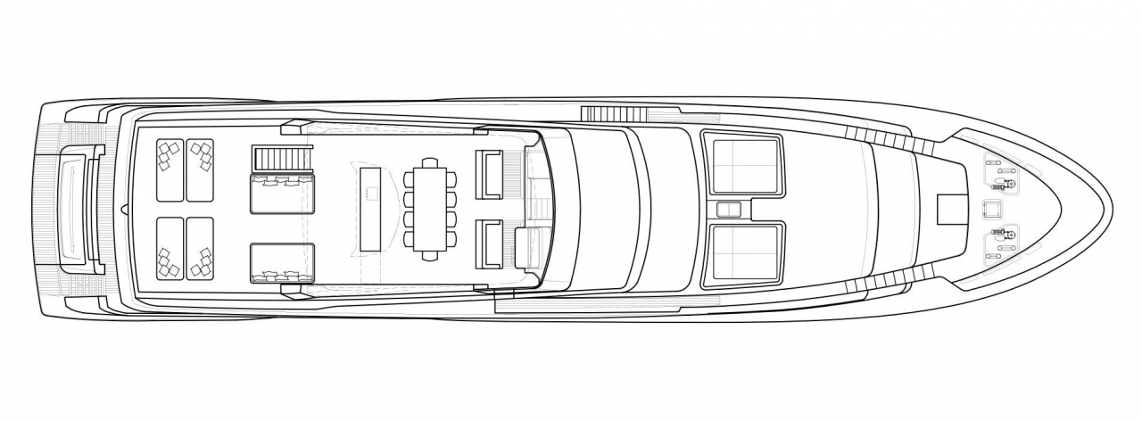Яхта Sanlorenzo SL118 Флайбридж
