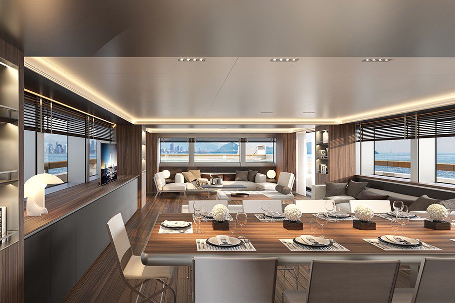 Sanlorenzo 500Exp | Интерьер 1