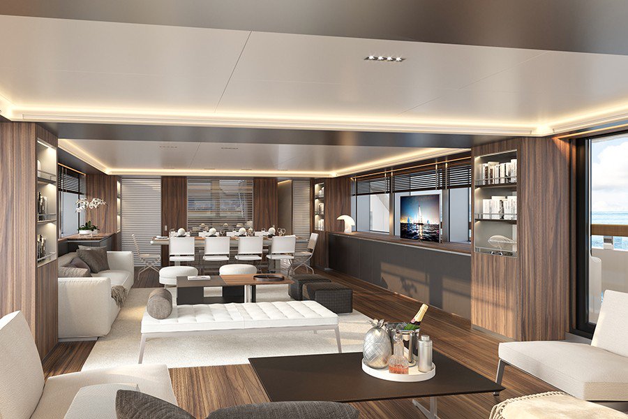 Sanlorenzo 500Exp | Интерьер 2