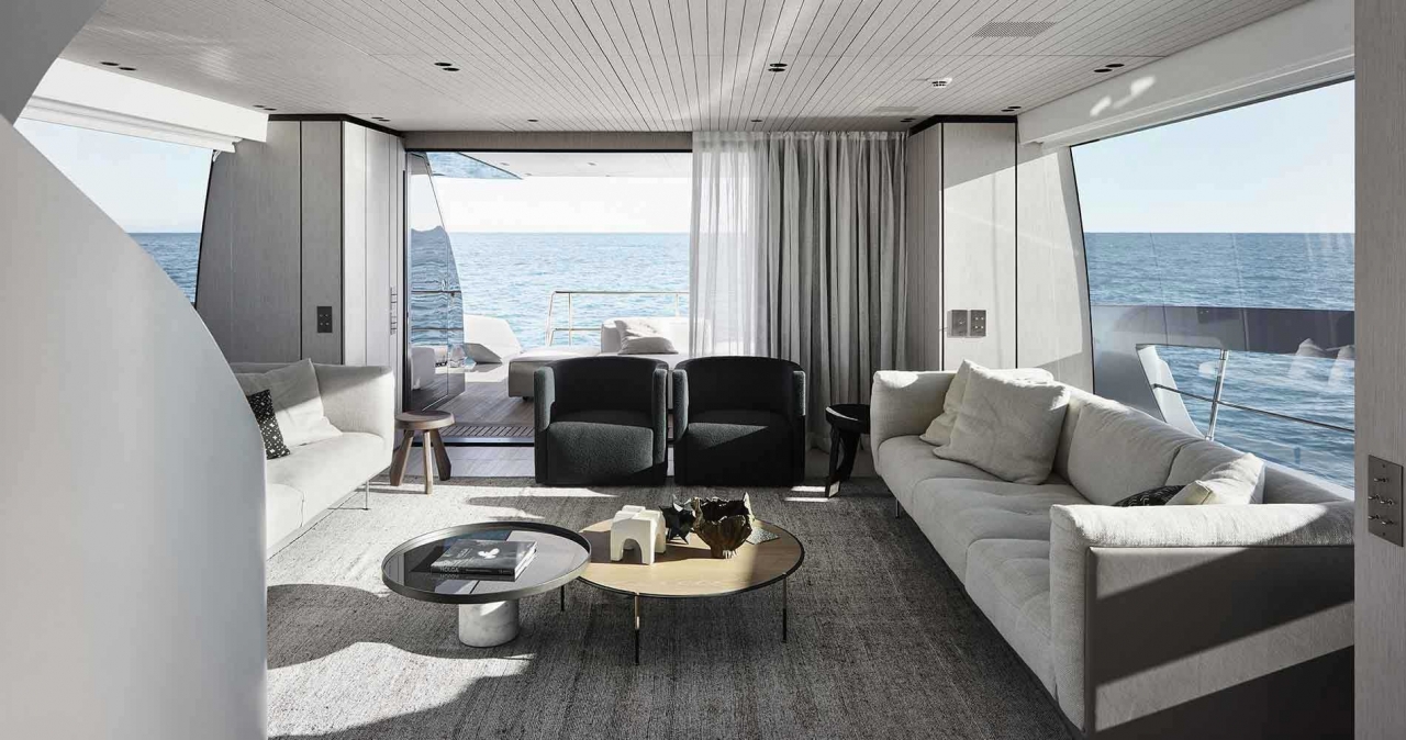 Купить яхту-кроссовер итальянской верфи Sanlorenzo SX76