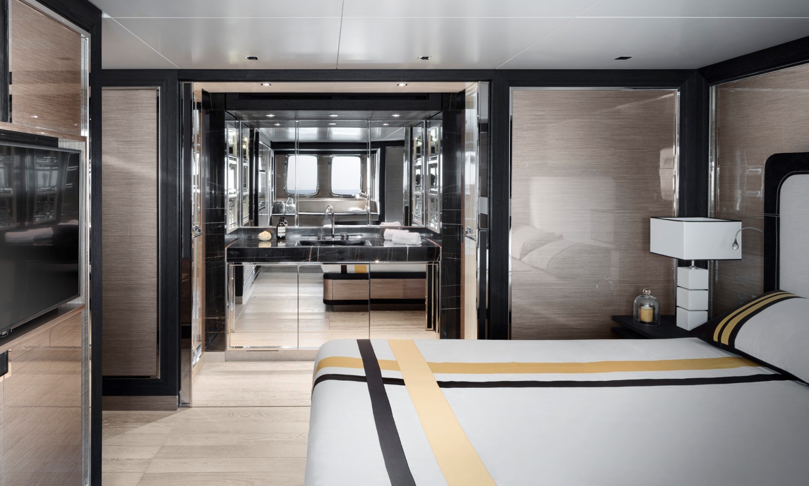 Яхта Sanlorenzo SL96A интерьер яхты