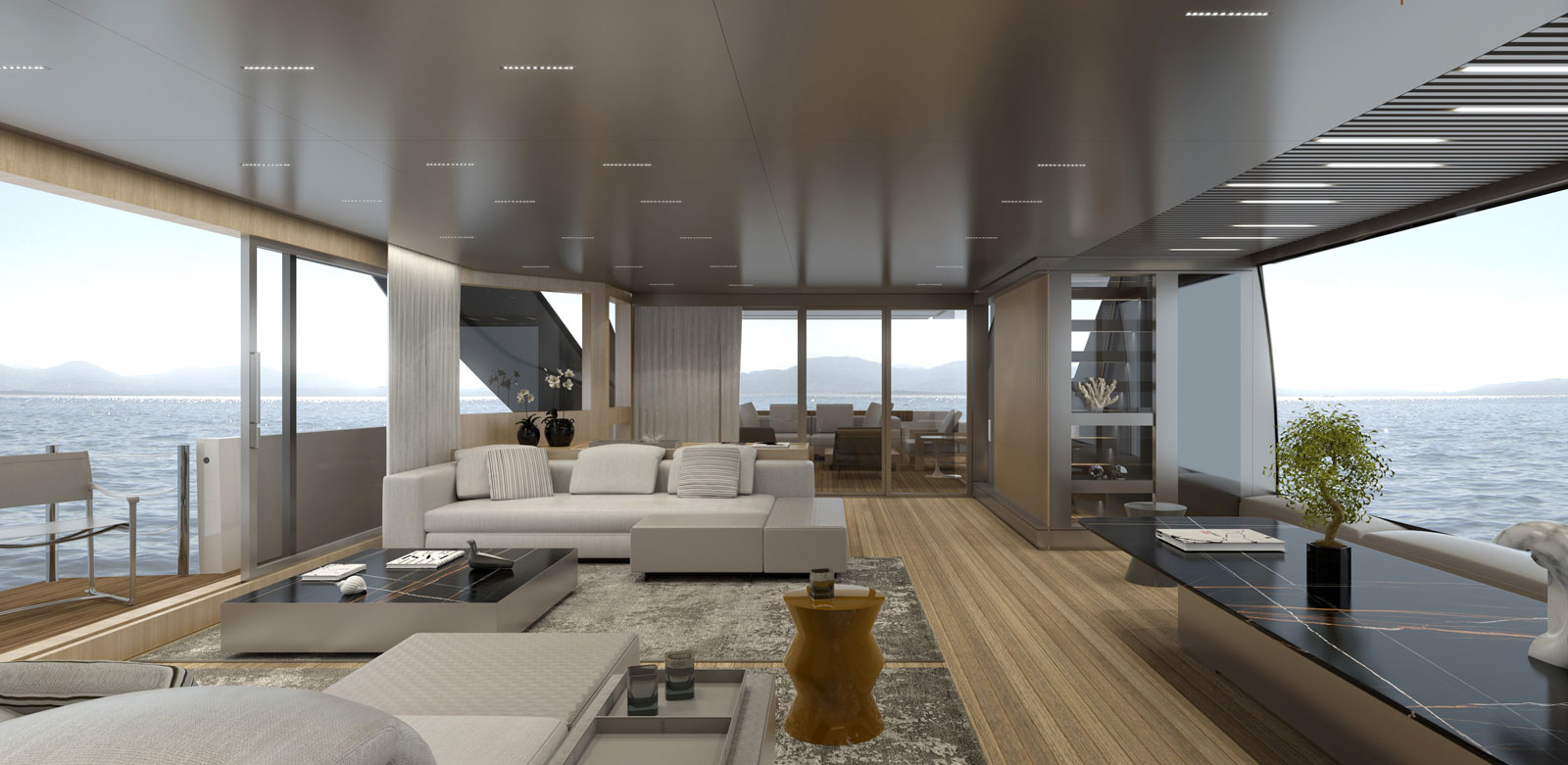 Яхта Sanlorenzo SL120A салон