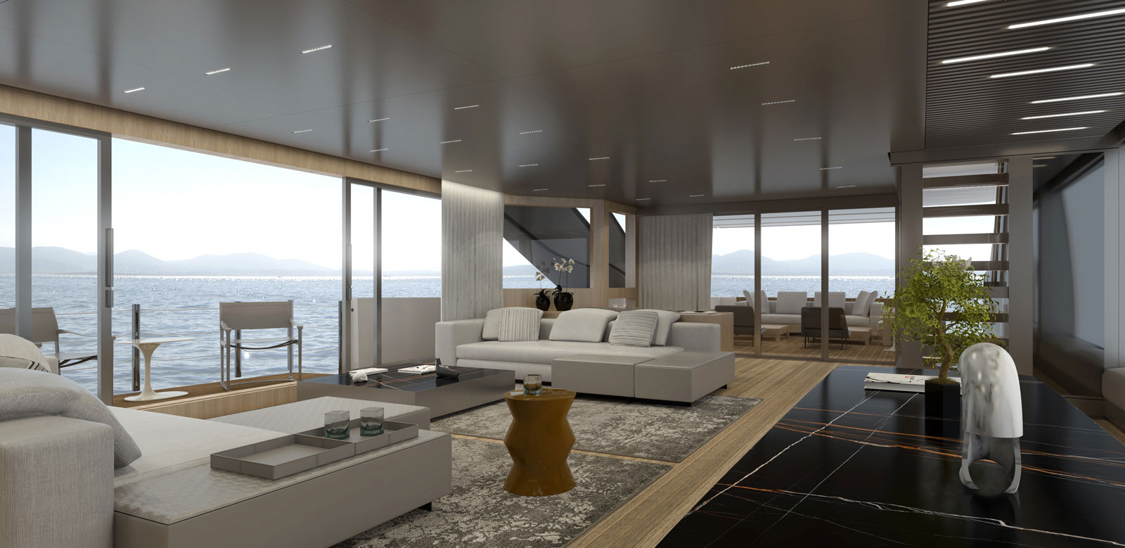 Яхта Sanlorenzo SL120A салон