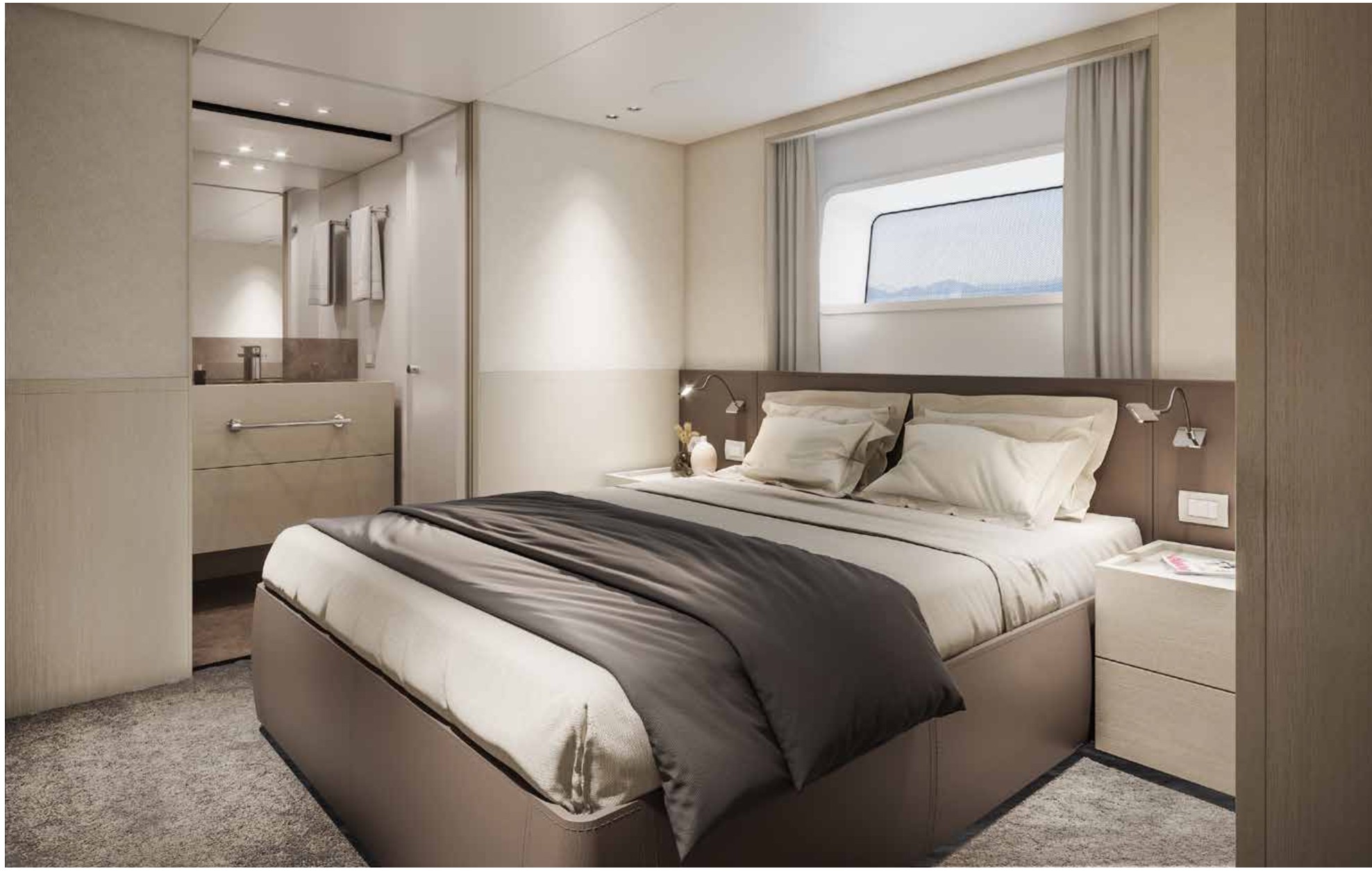 Яхта Sanlorenzo SD96 VIP-каюта