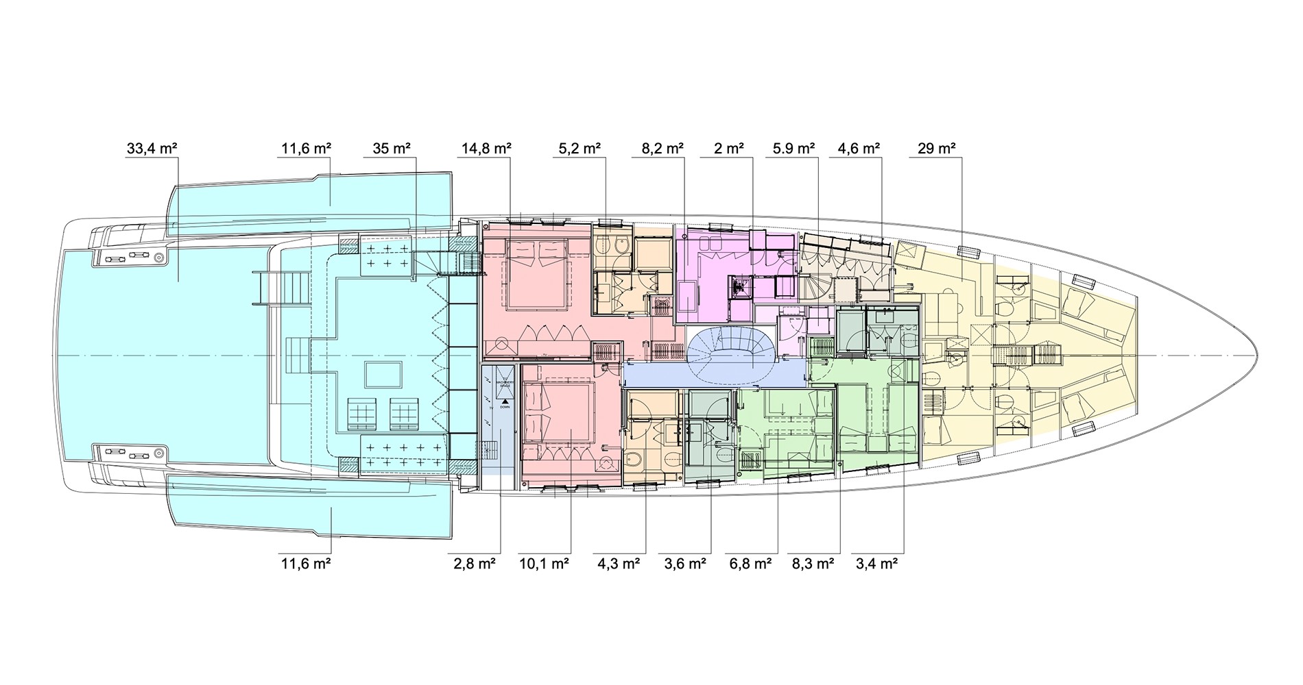 Купить яхту-кроссовер в России и СНГ итальянской верфи Sanlorenzo