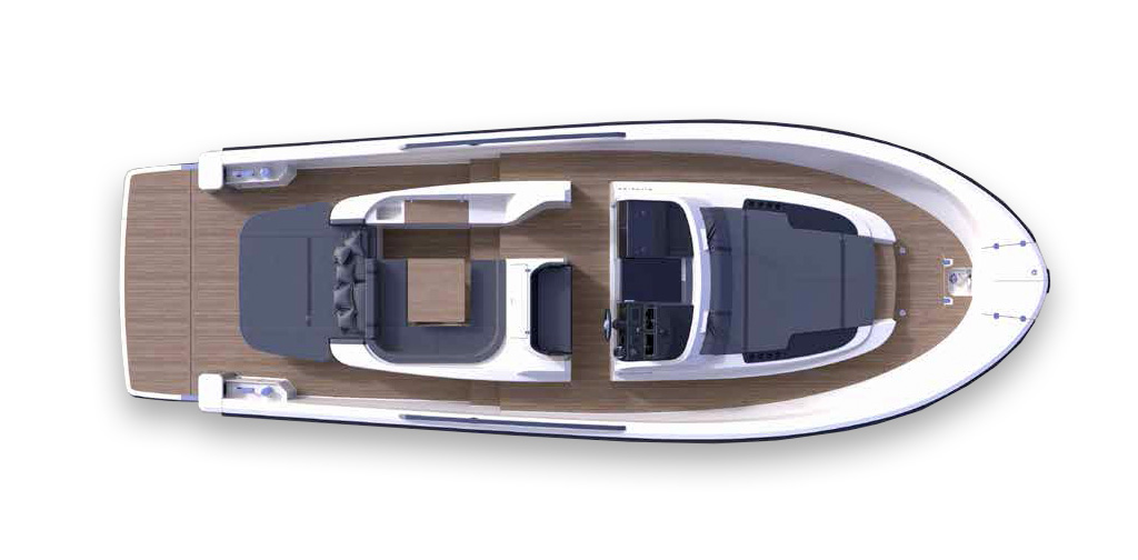 Bluegame BG42 | Верхняя палуба