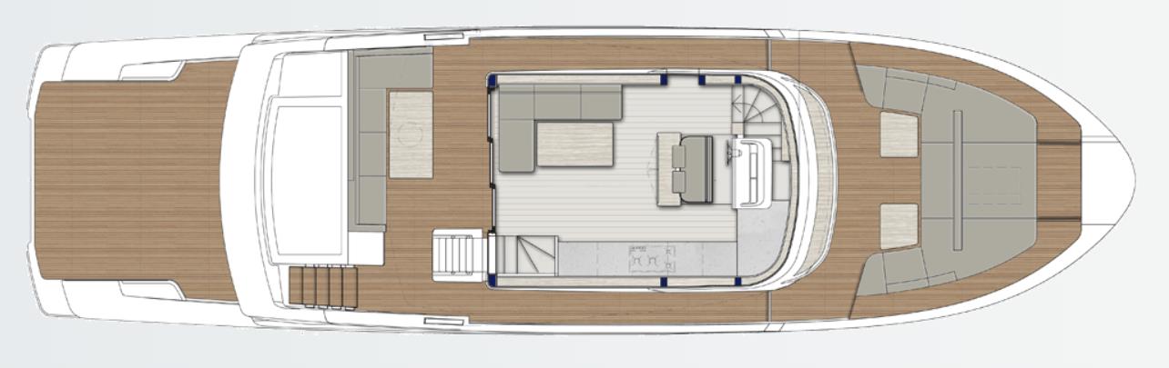 Bluegame BGX60 | ГЛАВНАЯ ПАЛУБА
