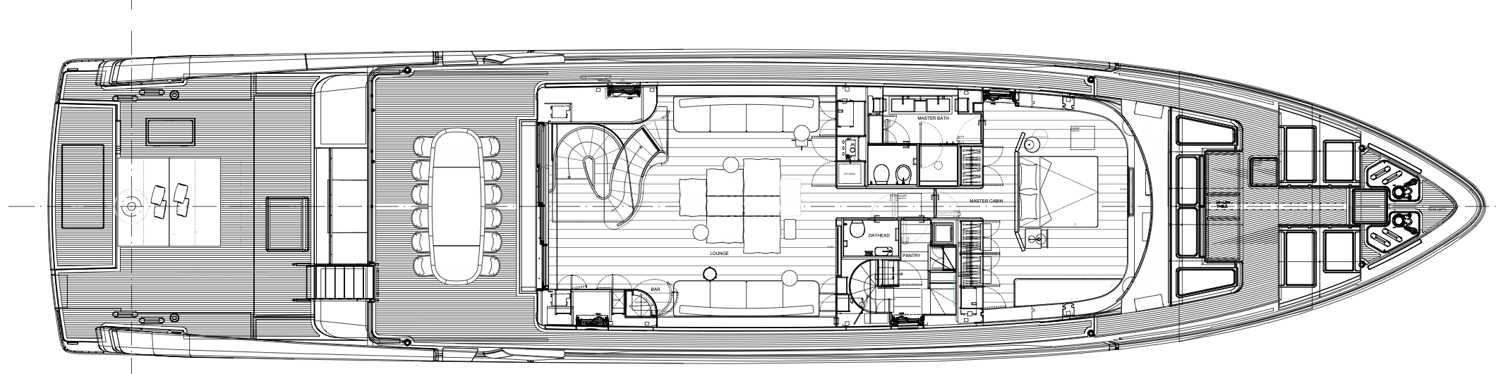 Sanlorenzo SX120 | ГЛАВНАЯ ПАЛУБА