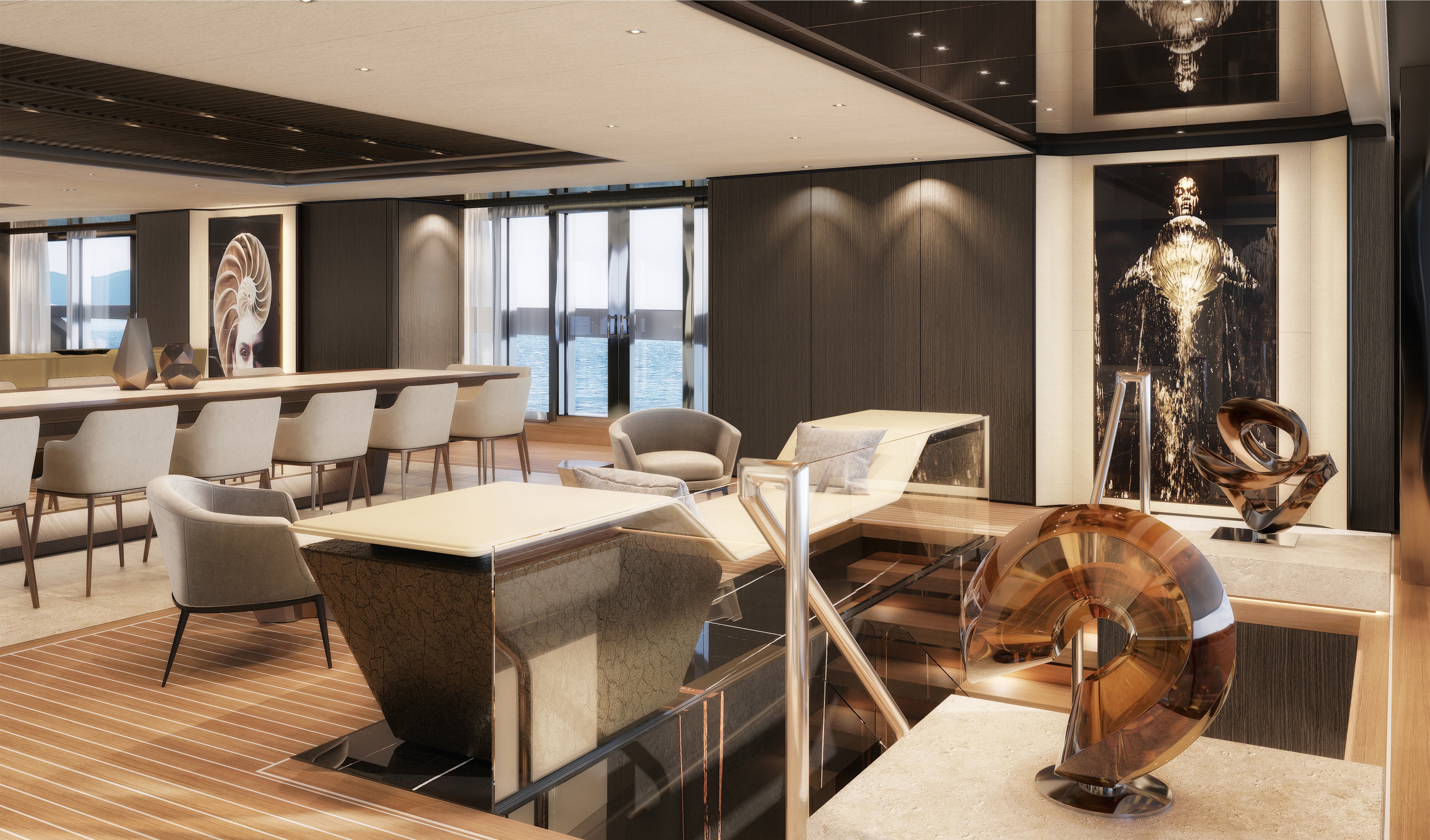 Sanlorenzo 74Steel | Интерьер 8