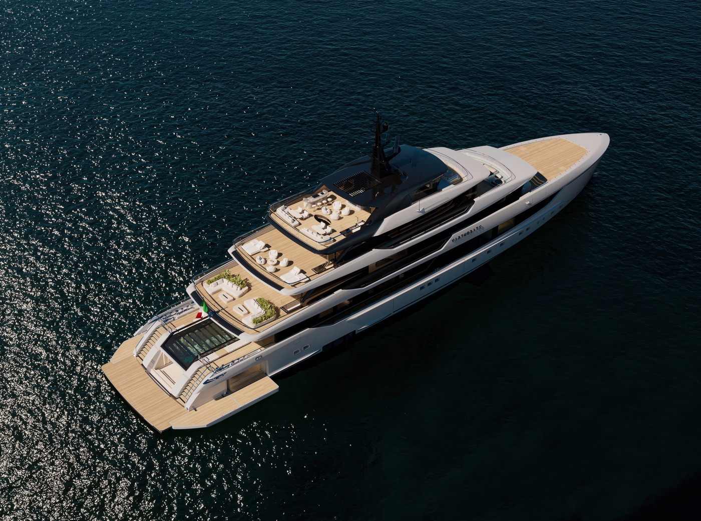 Sanlorenzo представляет вторую суперъяхту 74Steel — Virtuosity