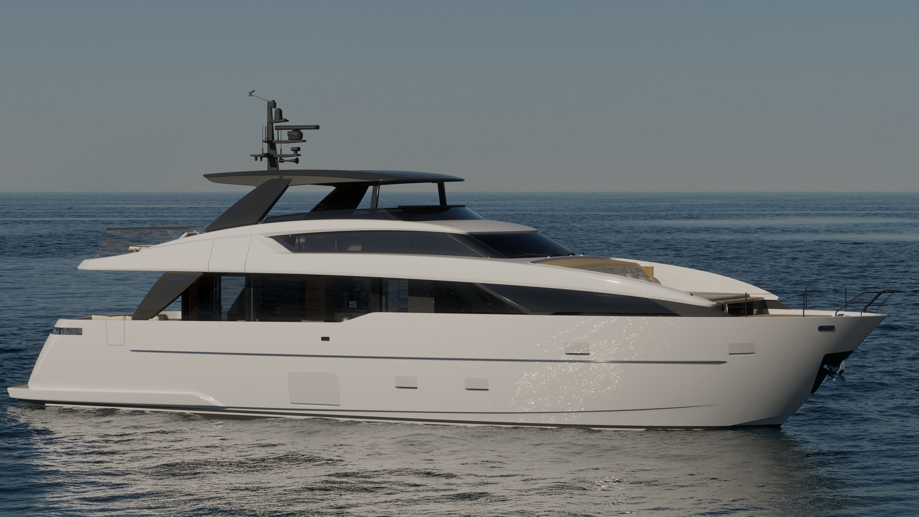 SL80A – фирменный стиль Sanlorenzo